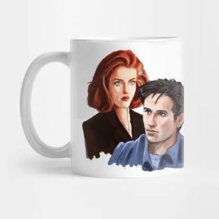 Mulder and Scully - portrait Mug